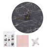 Wall Clock Nordic Decorative Marble Printing Mute Round Hanging Clock