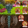 Mole Repellent Solar Powered, Waterproof Ultrasonic Deterrent Stake, Sonic Spikes