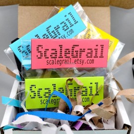 The Scale Grail Big horn sheep skull replica, 1:48 scale miniature cranium for fairy garden, dio - Gray (5 skulls)