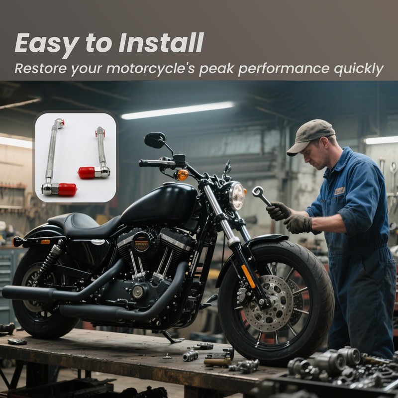 ASTROSYNC Fuel Injection Lines Fit for Harley-Davidson Electra Glide Road