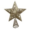 Kurt Adler 8-Inch Gold Glittered 5 Point Star Treetop