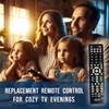 HQRP Remote Control Compatible with Sharp LC-80LE642U LC-80LE650U LC-80UQ17U LCD