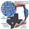 Texas Small State Magnet by Classic Magnets, 2.3" x 2.2",