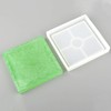 4 Pcs Silicone Coaster Molds, Square Epoxy Casting Molds for