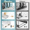 MonaSixy 3-Pack Pots and Pans Organizer for Under Cabinet, 2Tier
