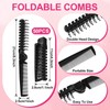 50 Pcs Travel Folding Comb in Bulk, Individually Wrapped Foldable