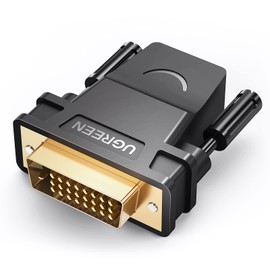 UGREEN HDMI DVI Converter Adapter Male to Female DVI-D 24+1 Two-Way Transmission 1080P Gold Plated (DVI-D 24+1)
