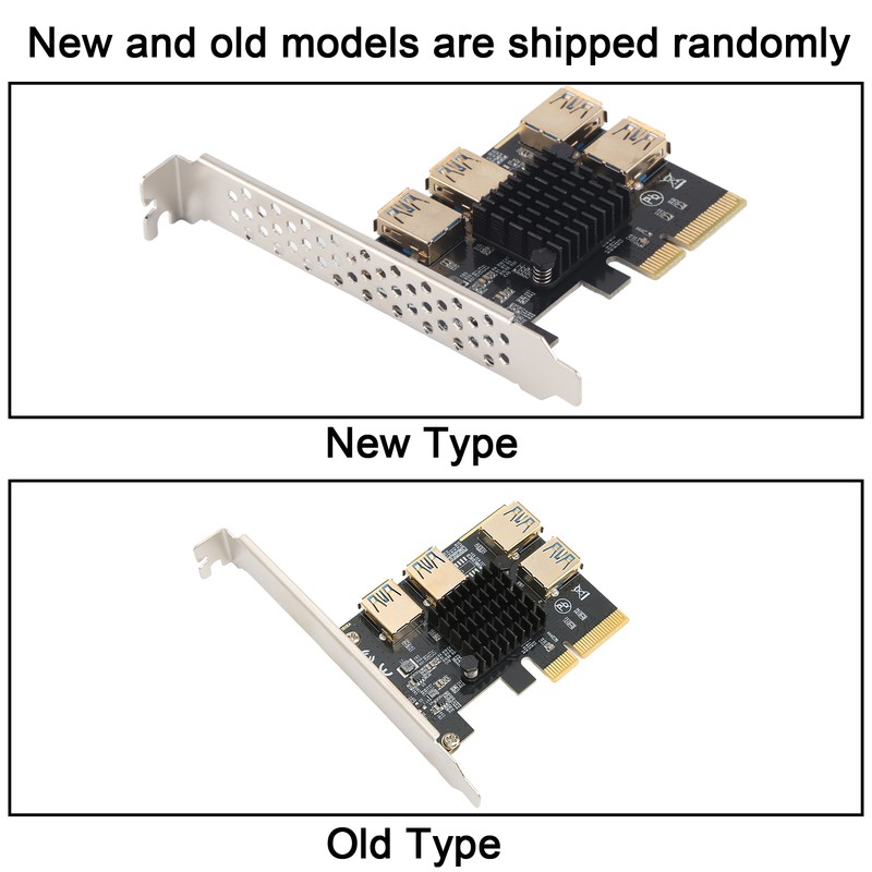PCI‑E Riser Card PCI‑E X4 1 to 4 PCI Express