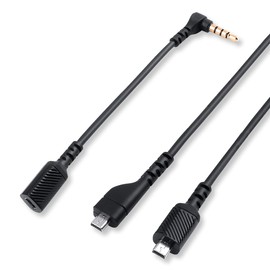 HUYUN Sound Card Cable & 3.5mm Audio Cord Cable 2 in 1 Replacement for SteelSeries SteelSeries Arctis 7/Arctis 5/Arctis 3/Arctis Pro GameDac Gaming Headset