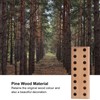 Plier Organizer Pine Wood Display Stand Base Wooden Cutter Holder