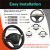 PINCTROT Steering Wheel Cover Great Grip with 3D Honeycomb Anti-Slip