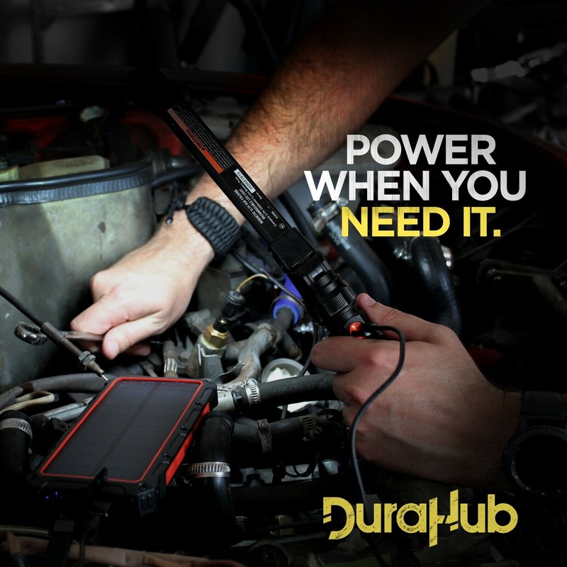 Sirius Survival DuraHub - Solar Power USB Battery Bank with