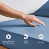Linenwalas 100% Natural Bamboo Only Fitted Sheet With Secure Elastic