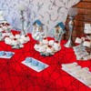 6Pcs Spider Theme Tablecloths Disposable Hero Party Plastic Table Cover