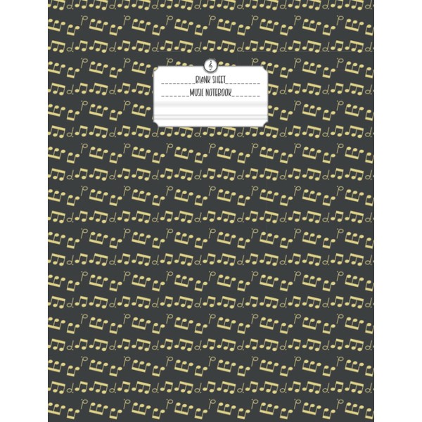 Blank Sheet Music Notebook: Music Manuscript Paper Notebook | 120