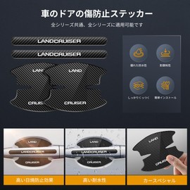 LUTU Door Handle Protector Parts, Land Cruiser 250, April 2024 Released Model, Exclusive Scratch-Resistant, Anti-Slip, Good Touch, Paint Protection, Easy Installation, Thick, Water Prevention