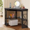 Vecelo Home Office Table Corner Desk Laptop Computer Table Keyboard