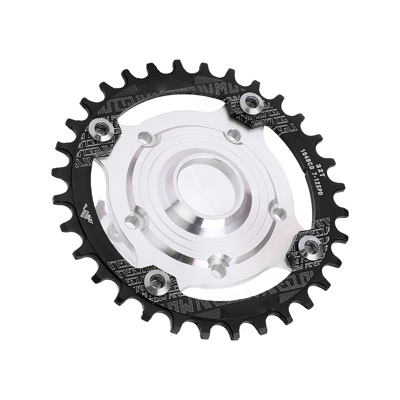 104 BCD 32T Chainring 104BCD Sprocket Adapter 32T Positive Negative