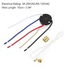 Sourcing Map 3 Speed 4 Wire Pull Chain Switch ZE-208S