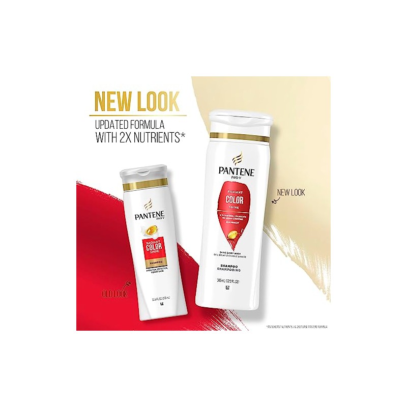 Pantene PRO-V Radiant Color Shine Shampoo, 12.0oz