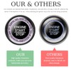 Gasedin Gasedin 2 PCS Car Engine Start Stop Decoration Ring,