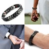 Strong Magnetic Bracelets for Men Titanium Double Strength Magnets Wristband