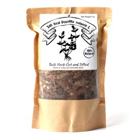 EidolonGreen [China Medicinal Herb] Wild Prunella Spike Dried, Self Heal Prunella vulgaris L,Bulk(Loose) Herb Cut and Sifted,(xia ku cao/夏枯草) Natural 100% Health Tea (88g/3 oz)