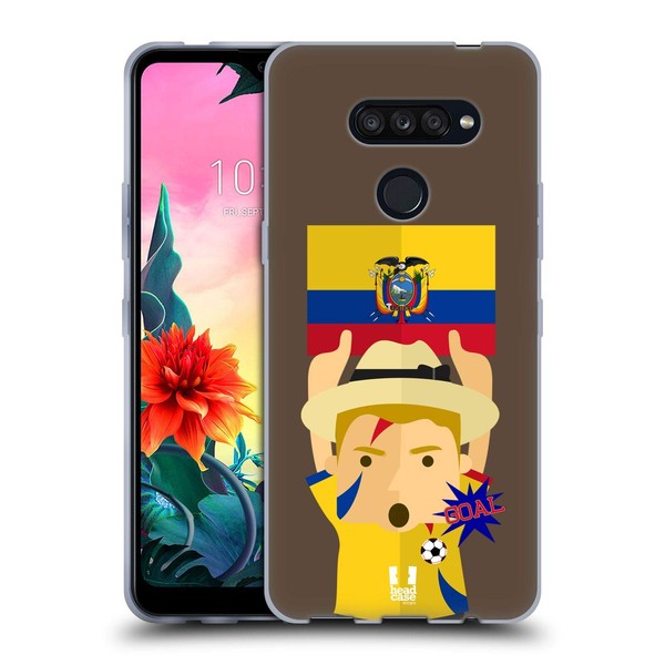 Head Case Designs Ecuador Football Enthusiast Soft Gel Case Compatible