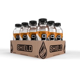 SHIELD® Electrolyte Replenisher Ready to Drink Bottle, 202.80 fl oz, 15.80 pounds per case (Pack of 12, Orange)