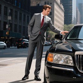 Mens Suits Regular Fit 3 Piece Tuxedo Blazer Jacket Vest Pants Formal Suit Set for Men Wedding Prom Casual Deep Grey