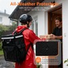 Insulated Food Delivery Backpack, Insulated Bag with Removable Divider, Reflective