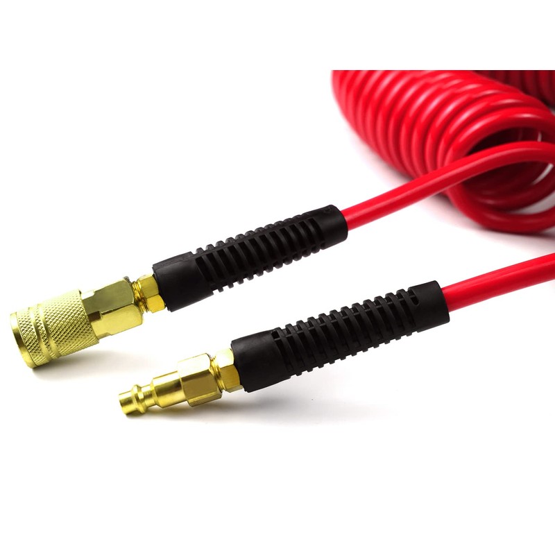 YOTOO Polyurethane Recoil Air Hose 1/4" Inner Diameter by 10'