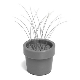 Cat Whisker Collector Pot – Mini Keepsake Plastic Display for Long or Short Whiskers, Thoughtful Pet Memorial Gift for Cat Owners