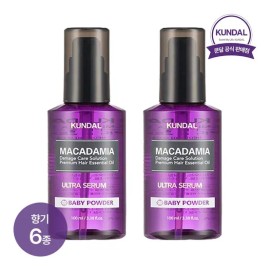 쿤달 마카다미아 울트라 헤어세럼 100ml x2개(향 6종 택 1) Kundal Macadamia Ultra Hair Serum 100ml x2 (Choose 1 of 6 Scents)