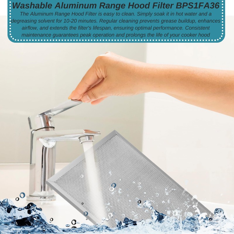 Broan Model BPS1FA36 Range Hood Filter 11-3/4" X 17-1/4" X