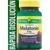 Solanum Melatonina 3mg Rápida Disolución 120 Tabletas Sabor Fresa