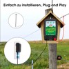 SROCHN Electric Fence Device with LCD Display, 10 km Range,