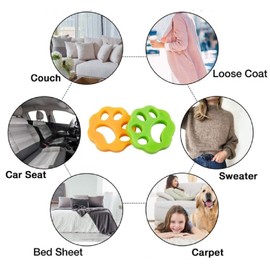 TIKA 2-Pack Laundry Pet Hair Remover - Washing Machine Fur Catcher for Pet Owners