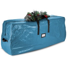 Hearth & Harbor Christmas Tree Storage Bag – Waterproof Christmas Tree Storage Box – Waterproof Christmas Tree Bag With Reinforced Handles & Dual Zipper – PE Plastic – 9 ft. – Pack of 1
