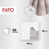 Fato - Trockene Papierservietten, Airlaid, Textileffekt, Packung mit 50 Servietten,