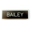 Jaymil Products Army Custom Black Name Tag (Magnetic Posts)