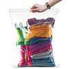 99 BAGS: X-Large Plastic Bags With Zipper Top, 5 GALLON