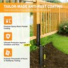 4PCS Fence Post Repair Kit, Heavy Duty Fence Post Anchor