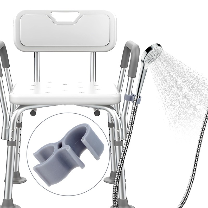 2pcs Shower Head Holder for Shower Chair, Bath Seat Shower