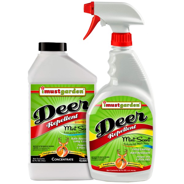 I Must Garden Deer Repellent Special [32oz Concentrate + 32oz