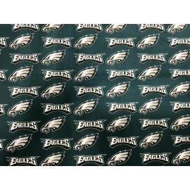 Unbranded HALF A YARD PHILADELPHIA EAGLES 58” W X 18" L COTTON FABRIC NEW!