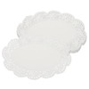 sourcing map 140pcs Paper Doilies, 10.3" x 7.5" Oval Lace