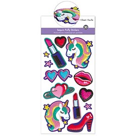 Sparkle Stickers for Kids Sparkly Stickers Shiny Stickers for Girls 10-12 Rainbow Stickers for Kids Girl Stickers Puffy Stickers for Kids 3D Stickers for Kids Stickers Unicorn Stickers for Girls