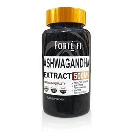 Ashwagandha High Strength - Cortisol Reducing Supplements - Natural Stress Relief and Vitamins for Tiredness and Fatigue - Effective Cortisol Cleanse and Energy Booster for Tiredness