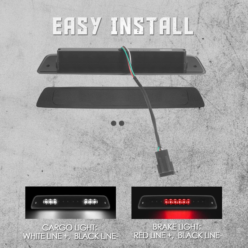 3rd Third Brake Light LED Compatible with 1994 1995 1996
